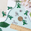 SUNNYCLUE 30Pcs Awareness Ribbon Enamel Pins JEWB-SC0001-28-3