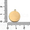 304 Stainless Steel Pendant Cabochon Settings STAS-H233-22G-3
