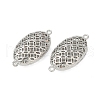 Brass Hollow Connector Charms KK-G532-13P-2