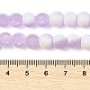 Frosted Crackle Glass Beads Strands GLAA-U001-6mm-M04-4