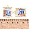 Alloy Enamel Pendants FIND-M060-03G-3