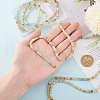 GOMAKERER 5 Strands Natural Flower Amazonite Beads Strands G-GO0001-54-5