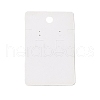 Rectangle Marble Paper Jewelry Display Cards with Hanging Hole CDIS-C004-08C-2