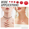 GOMAKERER 7 Strands 7 Styles  Opaque Solid Color Glass Beads Strands EGLA-GO0001-02A-7