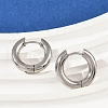 202 Stainless Steel Polishing Hoop Earrings EJEW-M106-02P-02-3