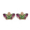 Alloy Enamel Pendants ENAM-N055-014D-NR-2