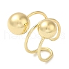 Brass Open Cuff Ring RJEW-Q778-50G-3