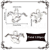 SUNNYCLUE 120Pcs Tibetan Style Alloy Pendants TIBEP-SC0003-09-2