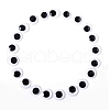 Black & White Plastic Wiggle Googly Eyes Cabochons DOLL-PW0001-077D-1
