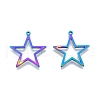 Ion Plating(IP) 201 Stainless Steel Pendants STAS-N098-096M-1
