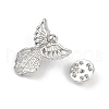 Angel Alloy Lapel Pin Backs for Backpack Clothes JEWB-F039-05-3