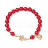 Natural Malaysia Jade Stretch Braclets BJEW-JB11309-01-2