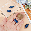 Beebeecraft 5Pcs Natural Lapis Lazuli Connector Charms G-BBC0001-35B-3