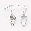 Fashion Halloween Tibetan Style Earrings EJEW-JE00295-08-2