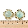 Natural Amazonite Faceted Connector Charms G-M431-09G-01-3