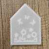 Easter Theme House with Butterfly & Flower Pattern DIY Silicone Table Lamp Molds SIMO-G008-01C-4