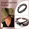 SUNNYCLUE 1 Roll Round Braided Cowhide Cords WL-SC0001-01A-5