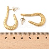 304 Stainless Steel Stud Earrings for Women EJEW-K302-08G-3