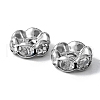 Brass Rhinestone Spacer Beads RB-YW0001-05D-01P-3