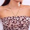 Alloy & Colorful Glass Y Long Necklaces for Women WG20D1A-05-1