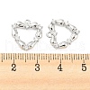 Brass Micro Pave Cubic Zirconia Pendants KK-E090-14P-3