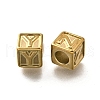 26Pcs 26 Styles 304 Stainless Steel Cube Beads STAS-V009-01G-2