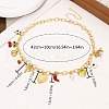 Heart & Pepper & Cherry Alloy Enamel Pendant Necklaces FS-WG54D76-01-5
