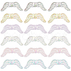 SUNNYCLUE 36Pcs 6 Colors Transparent Acrylic Round Beads MACR-SC0001-47-1