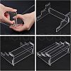 Acrylic Thickened Step Display Stand ODIS-WH0011-80-3