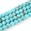Baking Painted Glass Beads Strands DGLA-N010-10mm-03-1