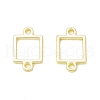 Rack Plating Alloy Outline Connector Charms FIND-G052-27LG-1