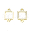 Rack Plating Alloy Outline Connector Charms FIND-G052-27LG-1