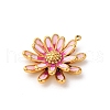 304 Stainless Steel Enamel Pendants STAS-D362-04G-01-2