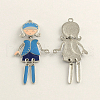 Cute Girl Zinc Alloy Enamel Big Pendants ENAM-R038-01-NF-2