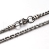 304 Stainless Steel Snake Chains Bracelets BJEW-O091-06P-2