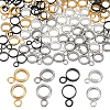SUNNYCLUE 80Pcs 4 Styles 304 & 201 Stainless Steel Tube Bails STAS-SC0007-67-1
