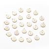 Initial Letter A~Z Alphabet Enamel Charms ENAM-X0018-07-1