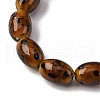 Handmade Gold Sand Lampwork Beads Strands LAMP-Q045-06A-3