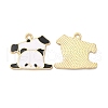 Alloy Enamel Pendants ENAM-D046-09G-03-1