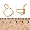Plating(IP) 304 Stainless Steel Arch Adjustable Ring for Unisex RJEW-H230-03G-3