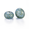 Transparent Handmade Blown Glass Globe Beads GLAA-T012-19C-2