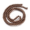 Synthetic Magnetic Hematite Beads Strands G-P545-K01-01D-2