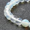 Opalite Beaded Stretch Bracelets BJEW-D446-B-07-3