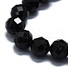 Natural Black Tourmaline Beads Strands G-G927-46-5