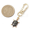 3Pcs 3 Colors Tortoise Alloy Enamel Pendant Decoration KEYC-JKC00938-3