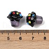 Glass Bumpy Beads GLAA-B025-01E-3