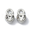 Rack Plating Alloy Rhinestone Charms FIND-M014-16B-P-1