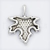 Autumn Theme Tibetan Style Alloy Pendants X-LF0188Y-2