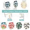   DIY Leaf Drop Earring Making Kit DIY-PH0006-38-6