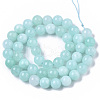 Natural Quartz Beads Strands G-T129-04-6mm-2